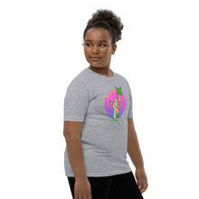 Load image into Gallery viewer, Good Vibes Club Santa Barbara California Palm Tree Surfer Youth Short Sleeve T-Shirt