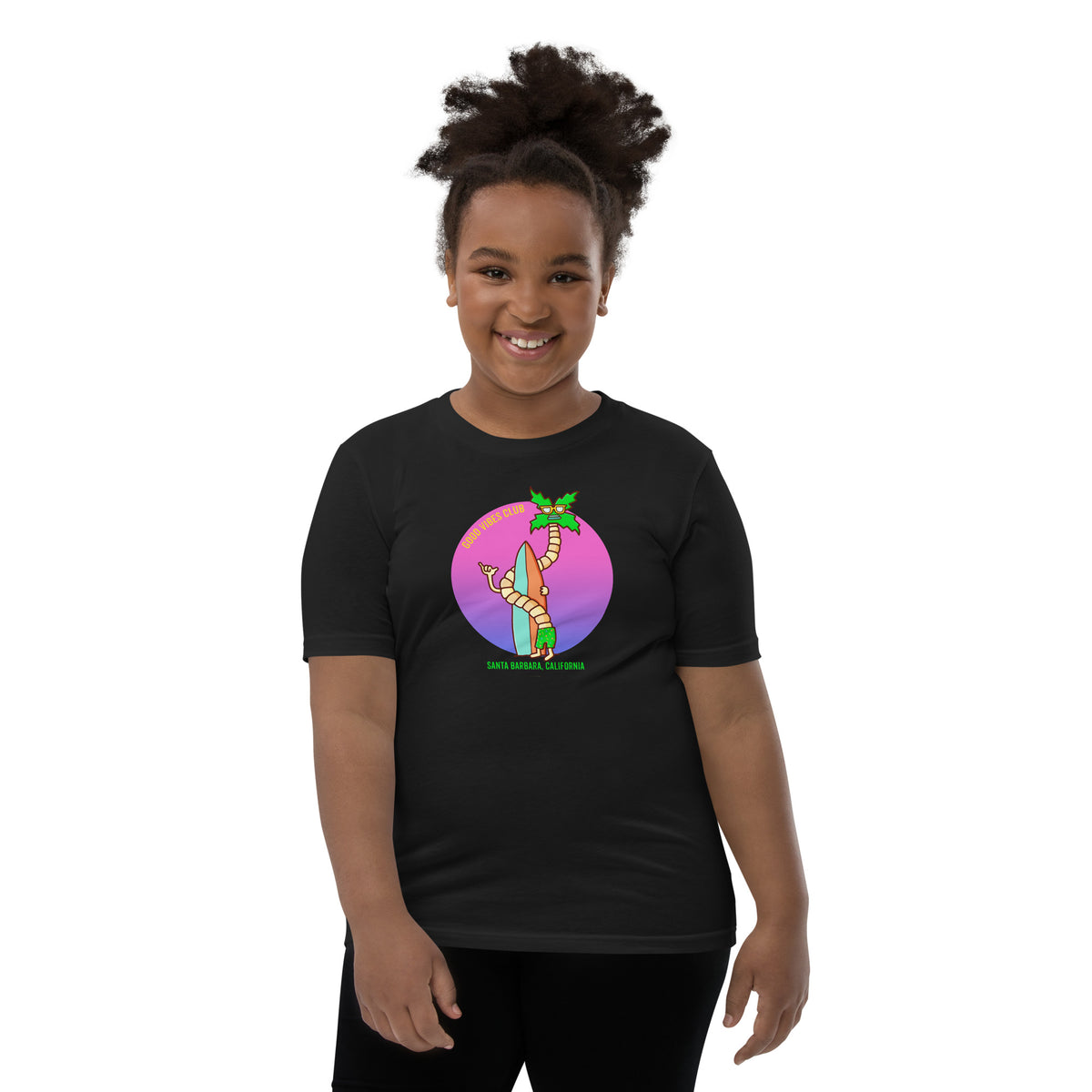 Santa Barbara youth shirt drawn by local illustrator Daniel Sulzberg