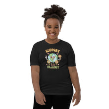 Load image into Gallery viewer, Support Your Only Planet Earth Day Cool Youth Short Sleeve T-Shirt