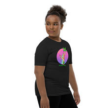 Load image into Gallery viewer, Good Vibes Club Santa Barbara California Palm Tree Surfer Youth Short Sleeve T-Shirt