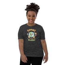 Load image into Gallery viewer, Support Your Only Planet Earth Day Cool Youth Short Sleeve T-Shirt