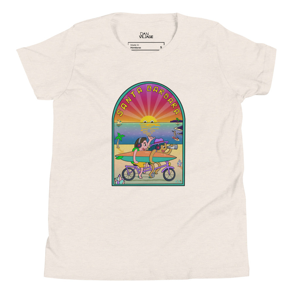 Gift for local kids, a Santa Barbara youth t-shirt from Danvillage Art Lab