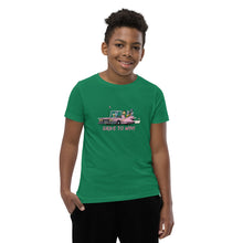 Load image into Gallery viewer, Miami Drive to win Leo Messi youth | T-Shirt Pink Unisex Leo Messi Brand, Messi T-Shirt, Miami Messi Shirt, Kid Messi Shirt