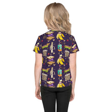 Load image into Gallery viewer, Brown Bag Lunch Crew PB &amp; J, String Cheese, Banana, pretzels, Ants on a log, Kids crew neck t-shirt