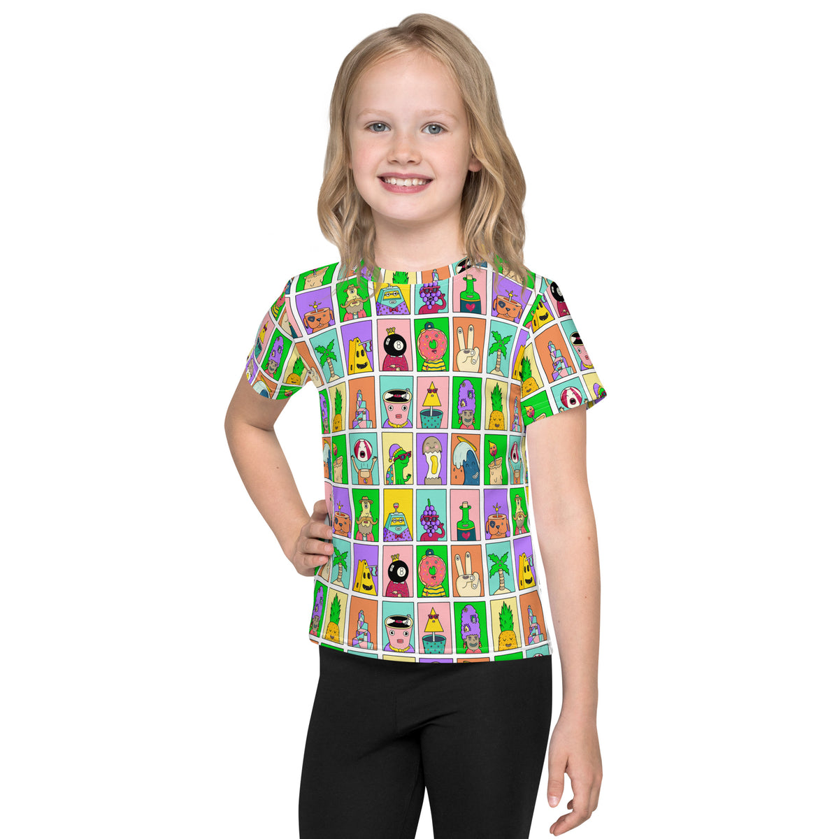 Funny school themed graphic tee for kids from Danvillage Art Lab, full of bad haircuts