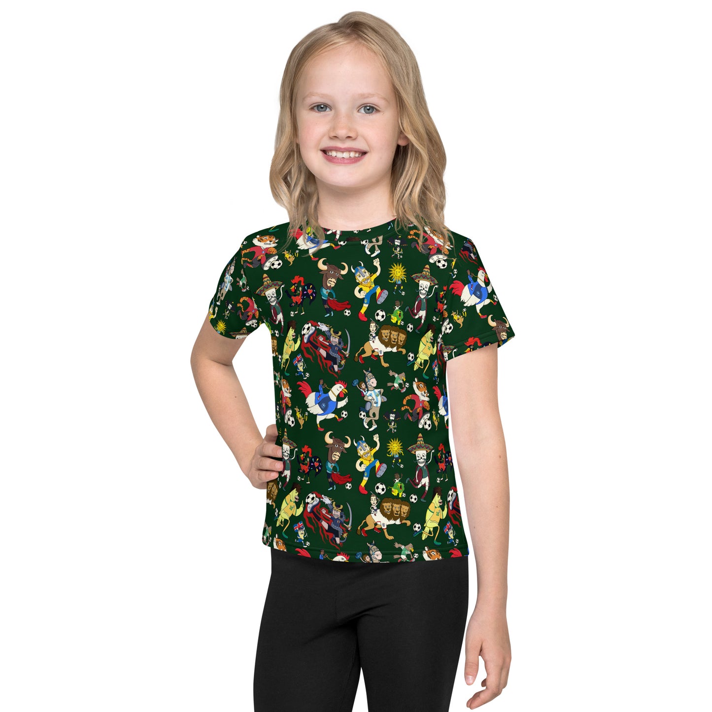 Soccer gift tee for kids who have opinions about which country has the best kit