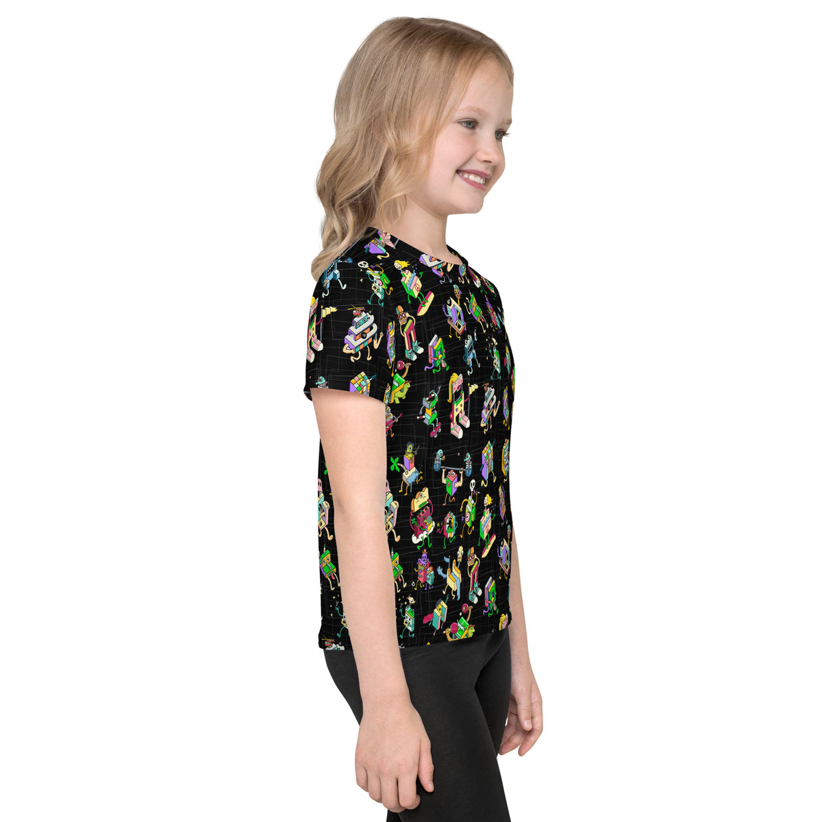 Original Danvillage cast character graphic tee for kids who like whimsical art