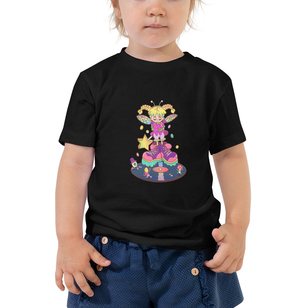 Retro nineties toddler tee, a nostalgic gift drawn for parents and worn by toddlers